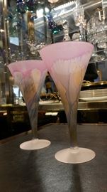 Art Nouveau Champaign Flutes