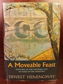 1st ed. "A Moveable Feast" by Ernest Hemingway