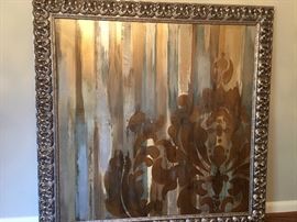 Oversized Original Abstract on Canvas - Unsigned  (54" x 54")