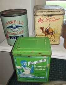 Vintage Advertising Tins & Canisters
