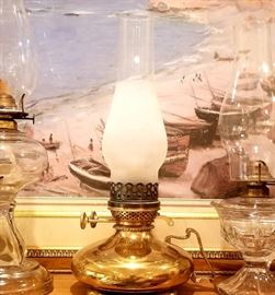 BRADLEY & HUBBARD Oil Lamp