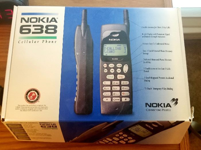 NOKIA 638 1990's Cell Phone