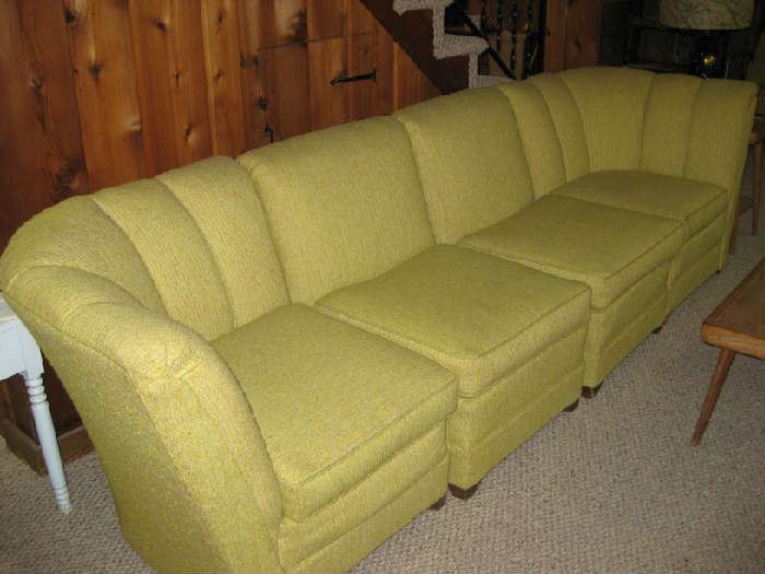 50-60's sectional sofa