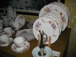 English bone china luncheon set