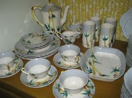 bamboo pattern dishes