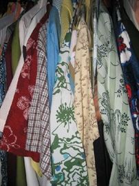 lots of funky men's shirts