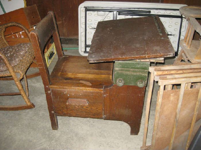 old school desk