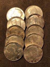 1964 Kennedy Half Dollars