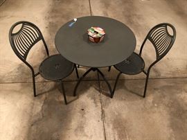 Metal Bistro Patio Set