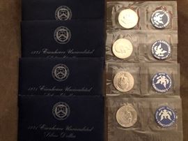 Silver Eisenhower Mint Dollars