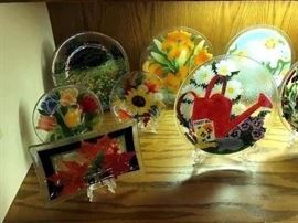 Peggy Karr Glass Plates