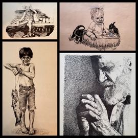 alan grants prints sketches