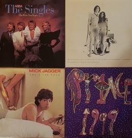 vintage vinyl records abba mick jagger prince lennon and yoko ono