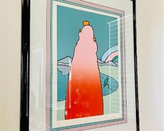 Original Serigraph by PETER MAX 1978 ~ Signed "Impressions of a Landscape"