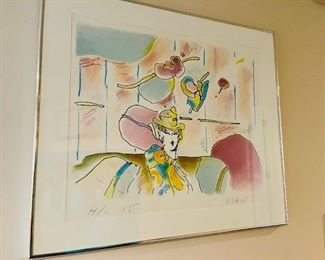 Original Serigraph by PETER MAX 1980 ~ Signed         "Lady of Fashion"