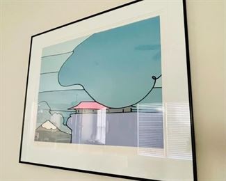 Original Lithograph by PETER MAX 1978 ~ Signed "Early Morning"