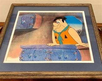 Original Cel of Fred Flintstone