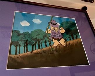 Original Cel of Barney Rubble