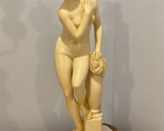 Goddess APHRODITE Venus Nude Marble Statue Sculpture - Signed by Artist 22"-24" Tale 