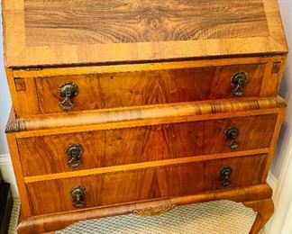 Antique Drop Front Secretary Desk