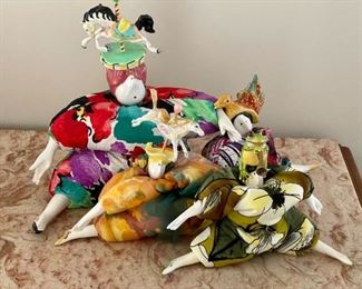 Vintage Porcelain Poupee Dolls