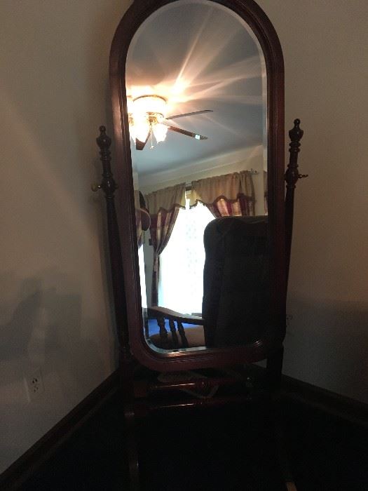 . . .I almost forgot -- the bedroom set also comes with a dressing mirror!