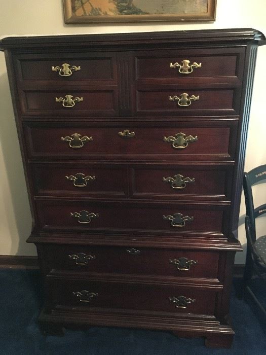 This is what I would consider the "man's" dresser or chest of drawers.