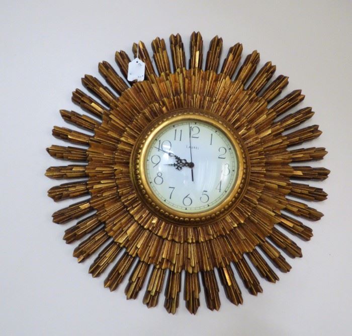 Sunburst clock