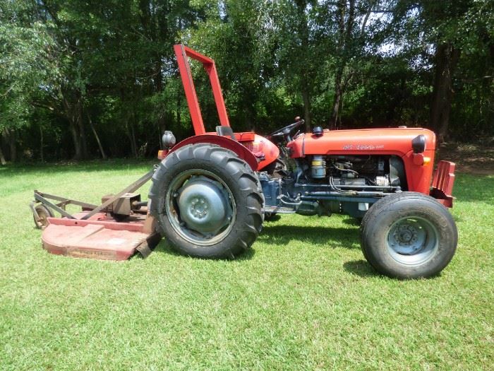 IMT-539 Tractor with Bush Hog "Squealer".  We are accepting bids starting @ $4800. through Saturday, August 25 @ 2:00 pm
