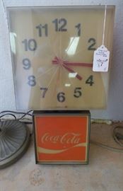 Vintage Coca Cola wall clock