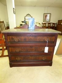 Another Eastlake chest with marble top