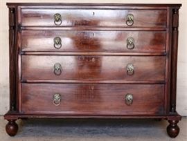 English graduated 4 drawer chest