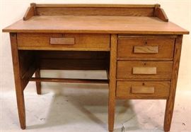 Early mission Oak Childs desk
