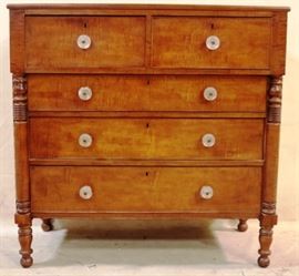 Sheraton Tiger maple Chest