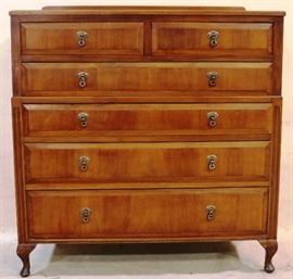 Queen Anne walnut chest