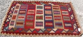 3'2" x 5'3" Kilim rug