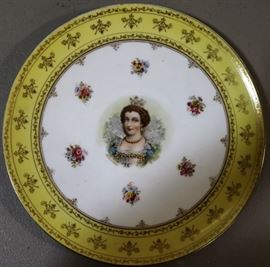 Yellow Sevres Charger