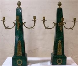 Maitland Smith pair candelabra