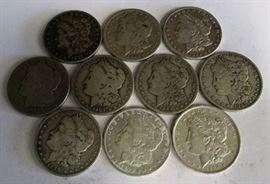 Morgan silver dollars