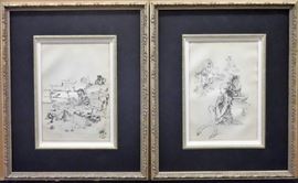 1944 Illustrations from Fantastic Memories by Dali