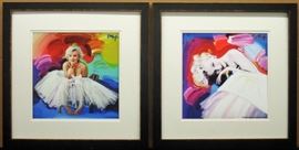 Marilyn Monroe giclee by Peter Max