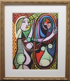 Girl in Front of Mirror giclee by Picasso