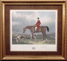 Hand colored Charles Davis w/ COA