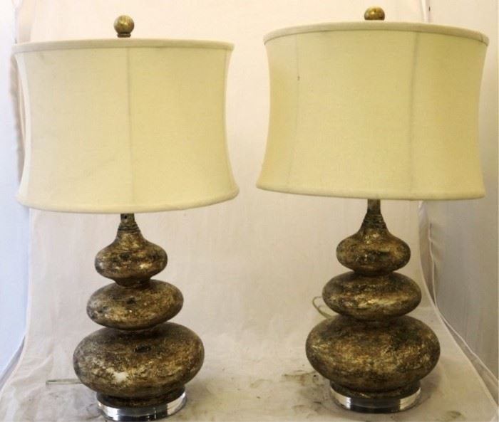 Several pair Wildwood lamps