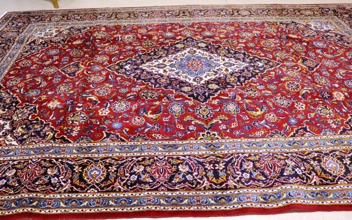 9'4" x 13'1" Antique Persian Kashan