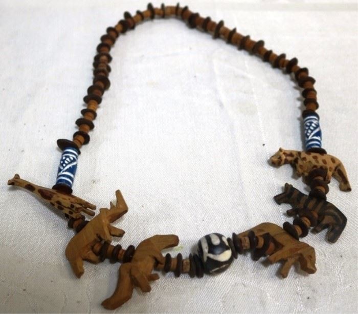 Animal art necklace