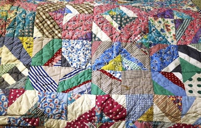 Early handmade quilt