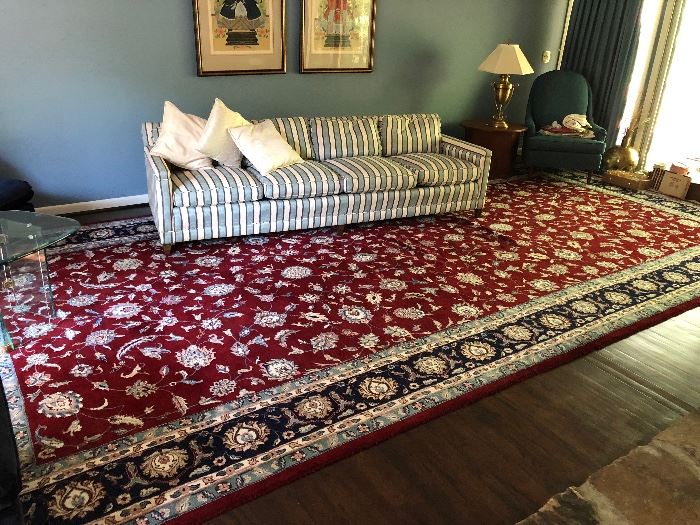 Incredible 18' x 9' Oriental rug in great shape. If you've got a room to hold it, you definitely need this!