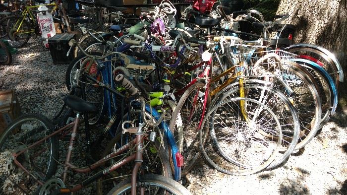 20+ bicycles