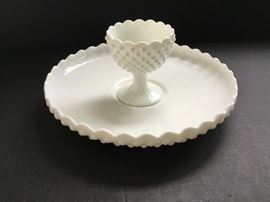 Milk Glass Tray & Goblet      https://ctbids.com/#!/description/share/32579  